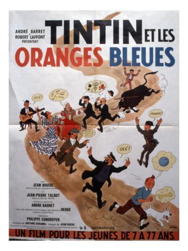 Tintin et les oranges bleues