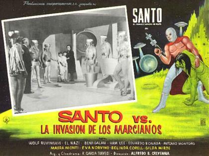 Santo el Enmascarado de Plata vs 'La invasión de los marcianos