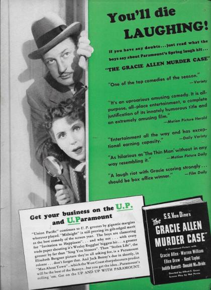 Gracie Allen Murder Case